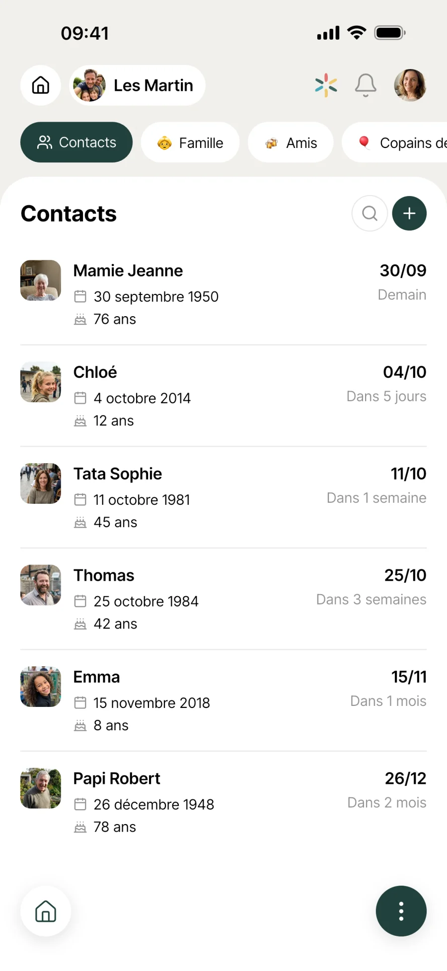 Module Anniversaires de Melimelo