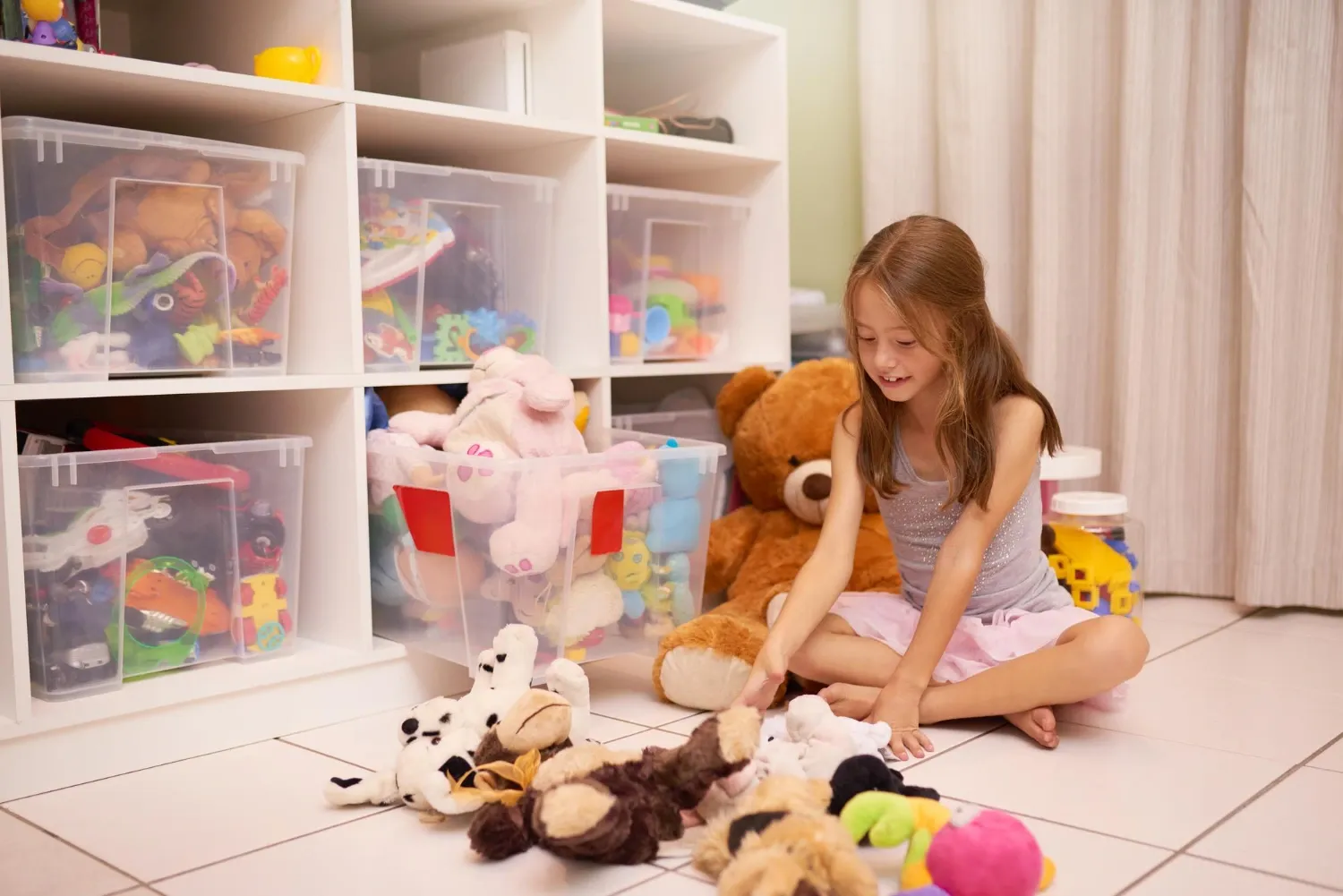 La méthode des 3 bacs pour trier les jouets avec les enfants