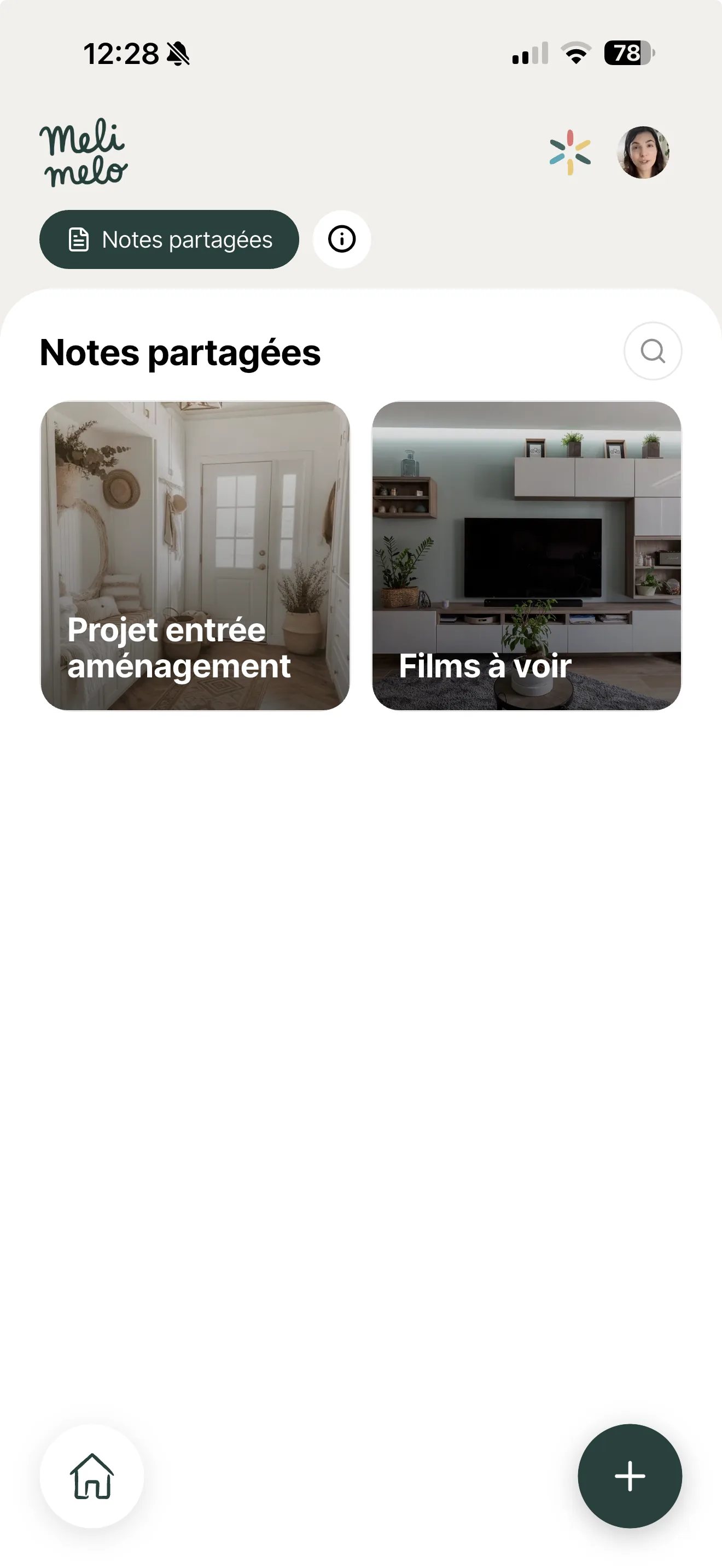 Module Notes sur iPhone